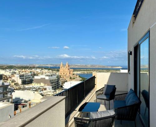 Mellieħa Heights Apartment | Stylish 2bed With Views Mellieha By Homely!