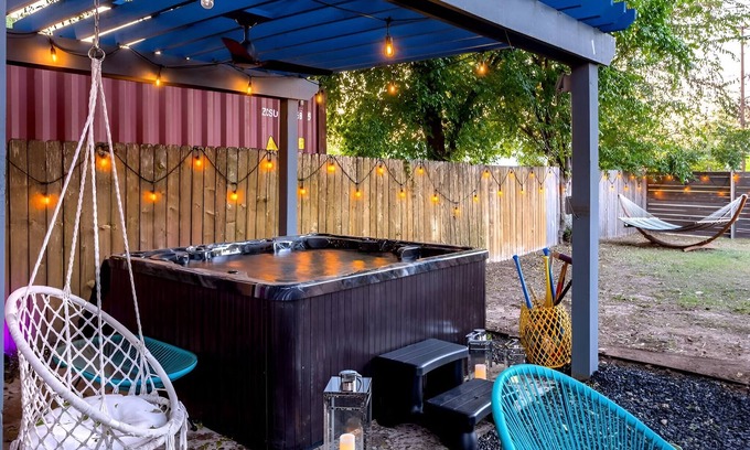 Govalle House | Stylish 4BR Home w Pool & Hot Tub near Downtown