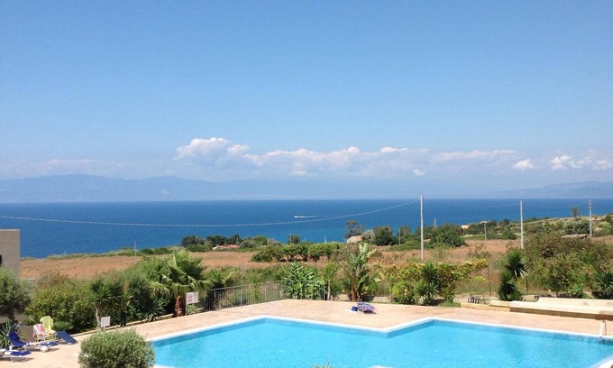 Zambrone Apartment | Stylish apartment, panoramic sea views, swimming pool, beautiful beaches nea
