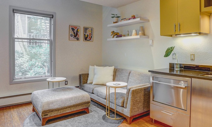 Old North Boulder Condo | Stylish Furnished Loft Apartment in Historic Old North Boulder