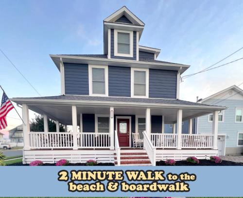 Point Pleasant Beach House | Stylish house one block to beach with linens and parking