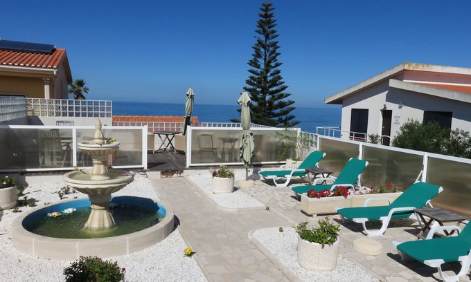Vale Furado Apartment | stylish living over 2 floors, with a sweeping view of the Atlantic