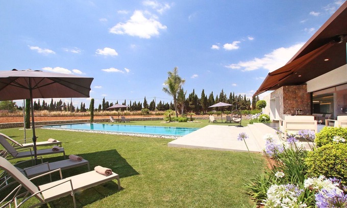 Muro Villa | Stylish luxury finca near Muro with long pool, designer furniture and terrace