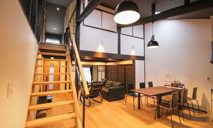 Nishijin House | Stylish modern Kyomachiya 500m Kinkakuji/Kyoto Kyōto