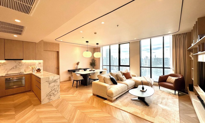 Khlong Tan Nuea Condo | Stylish spacious 3-bedroom condo near Thonglor
