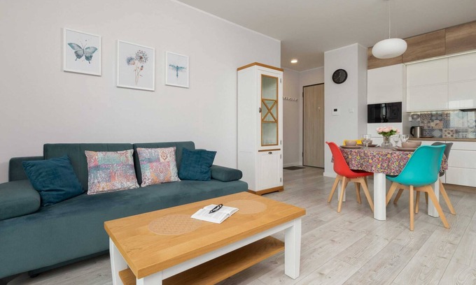 Nowy Port Apartment | Sucha 31 | Charming Apartment | Parking