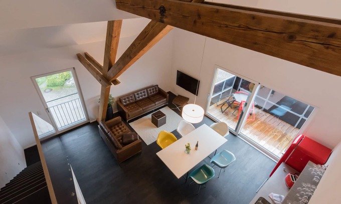 Waging am See Apartment | Suite 2, bis 4 Personen und Kleinkind, Balkon, Maisonette, 90m²