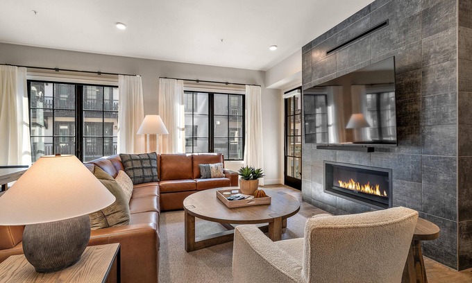 Tamarack Resort Condo | Suite Serenity Village 2 Bedroom Luxury Condo - Contemporary Condo| Fireplace and Balcony