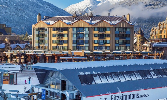 Whistler Village Apartment | Suite with views of Whistler Village + Fireplace