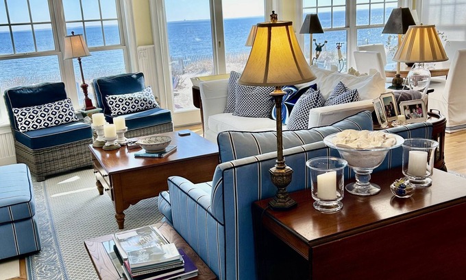 Fairfield House | Summer Rental. Beachfront family home on Long Island Sound.