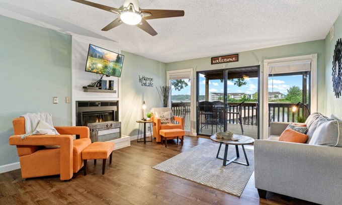 Village of Four Seasons Condo | Summer Serenity Waterfront Condo!- Indoor Pool!