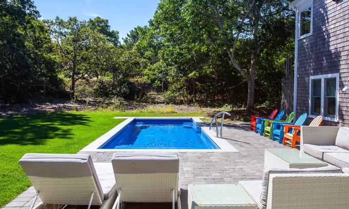 Campground Landing House | Summersweet - Dog Friendly 4 Bedroom with Pool, 2 Min Walk to Beach