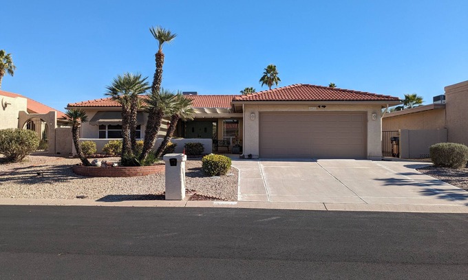 Cottonwood House | Sun Lakes Resort 2 bedroom, 2 bath house with Golf cart
