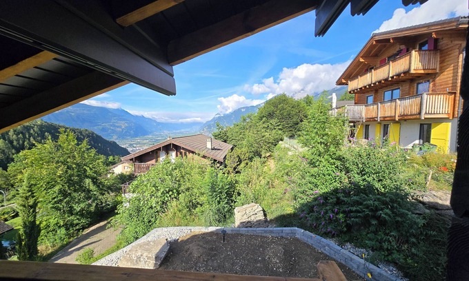Chandolin-près-Savièse Ski Chalet | Sunny and Spacious Swiss Chalet in the heart of Valais