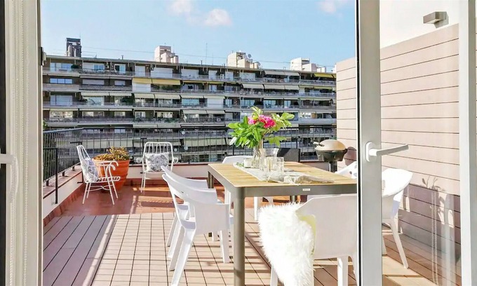 Sarria-Sant Gervasi Apartment | Sunny terrace 3BR luxury Penthouse - Ferran Batik