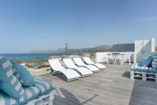 Son Serra de Marina House | Sunny Townhouse With Terrace in Son Serra