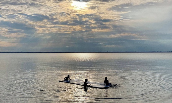 Fond du Lac House | Sunset on Lake Winnebago: Entire lake home in Fond du Lac, Wisconsin.