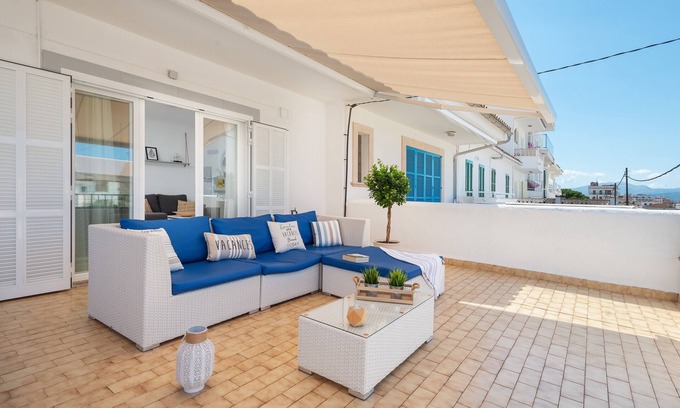 Can Picafort House | SUNSET VILLAGE - Beautiful holiday home with several terraces, barbecue and 500 meters fro