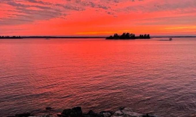 Alexandria Bay Cottage | Sunsets, Ships and Islands