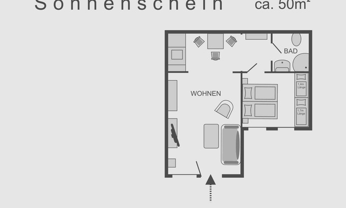 Monkebude Apartment | Sunshine (7) - Landhaus Mönkebude