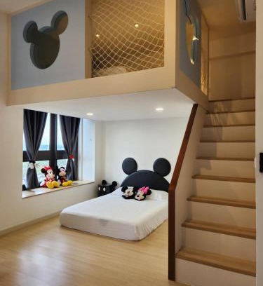 Nusajaya Apartment | Sunway Grid Mickey House 4-5pax, 8mins to Legoland
