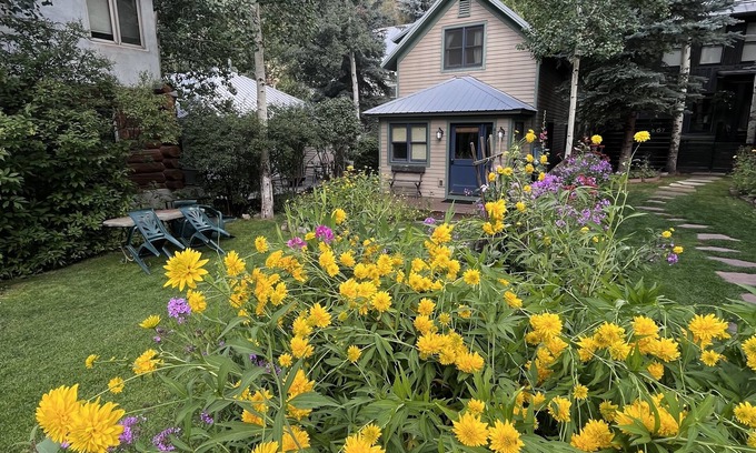 Telluride House | Super Cute Festival Flower House in Telluride Town