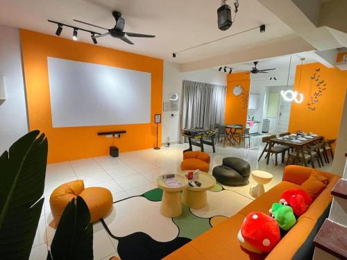 Tebrau House | Super Mario World Karaoke BBQ Mount Austin 16 Pax
