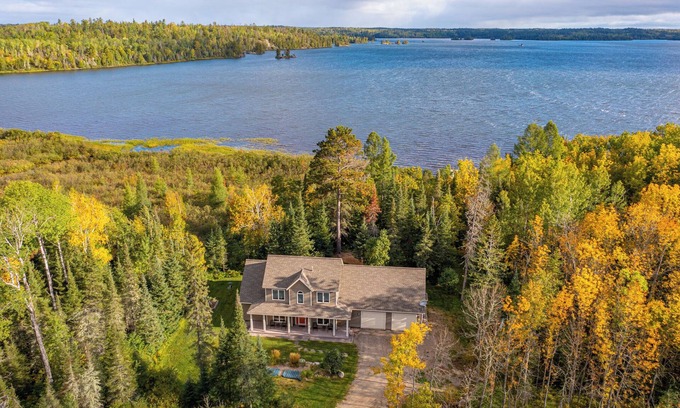 Ely House | Superb 4-bedroom house on Shagawa Lake with dock, boat lift, and total comfort.