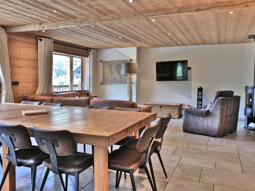 Le Grand-Bornand Apartment | Superbe 5 pièces rénové avec sauna, hammam, jacuzzi, proche télécabines et village, idéal 12/14 pers. - FR-1-458-101