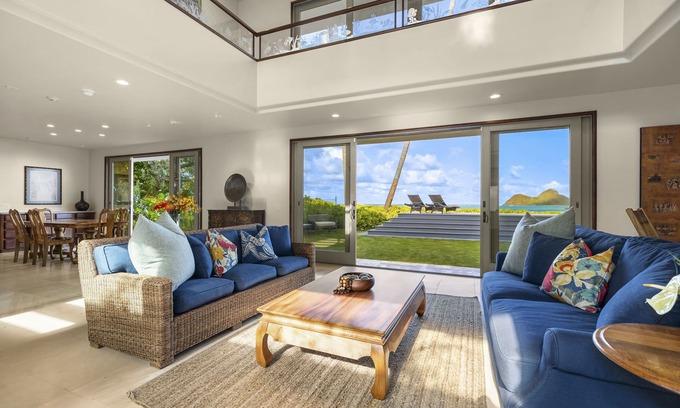 Lanikai House | Superbly Designed Home w/Views of the Mokulua Islands & Ocean: Mokulua Sunrise