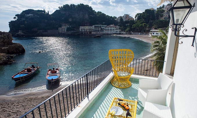 Spisone Apartment | Superior Apartment Vulcano Taormina Sea Mazzaro in Taormina