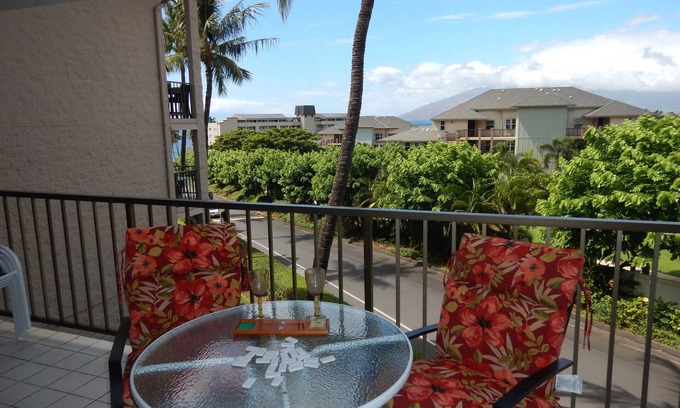 Kihei Condo | Support Maui, 48 Hr Cancel, Partial Ocean View, A/C, 3 min Walk to Beach