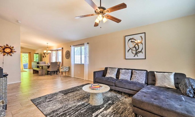 West Point Towne Center House | Surprise Home with Covered Patio and Private Pool