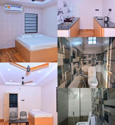 Visakhapatnam Apartment | Swagan Home Stays Air Conditioned Deluxe ONE BED ROOM Studio Apartment