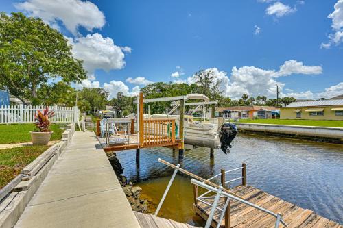 Marthas Vineyard House | Swim, Fish and Relax Port Richey Gem with Yard!