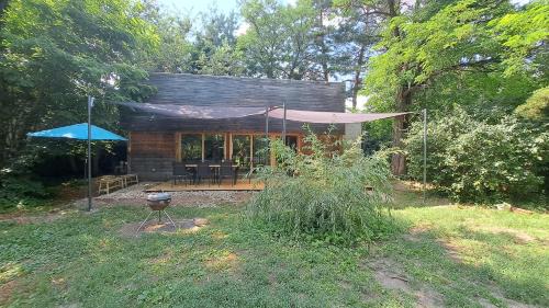 Szentendrei House | Szentendrei sziget, modern faház, télen is