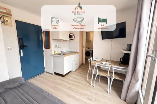 Paray-le-Monial Apartment | T2 23m2 Confort calme Centre ville Paray app 408