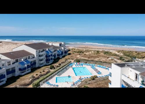 Lacanau-Ocean Apartment | T2 Bord de plage, résidence Bleu Marine 93