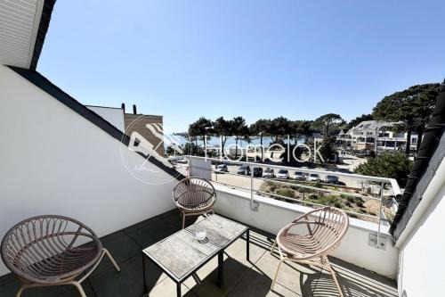 Guidel-Plages Apartment | T2 contemporain - Balcon - Vue mer panoramique