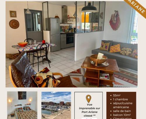 Port Ariane Apartment | T2 d'exception sur Port Ariane
