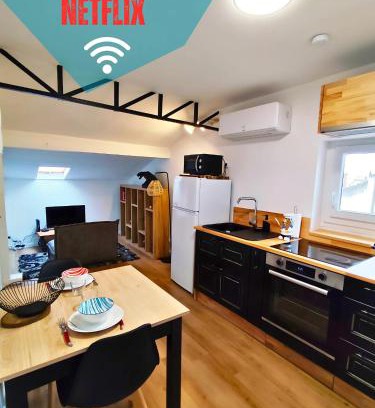 Agen Apartment | T2 neuf tout confort style industriel -centre Agen