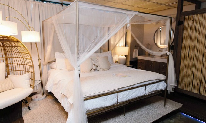 American Fork Bed & Breakfast | Tahitian Bungalow Suite, Private Tub, Fireplace!