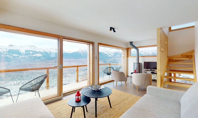 Sion Ski Chalet | Teddy's VIEW & QUIET chalet 6 pers