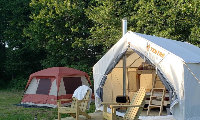 Litchfield RV Rental | Tentrr Signature Site - Meadow Ridge Farm Meadow