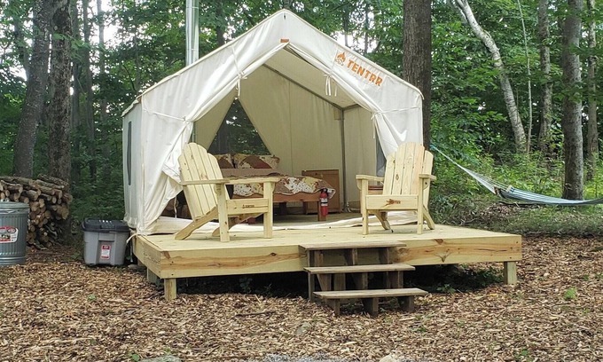 Litchfield RV Rental | Tentrr Signature Site - Meadow Ridge Farm Woods