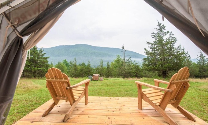 Windham RV Rental | Tentrr Signature Site - Pleasant Valley Maplecroft Camp
