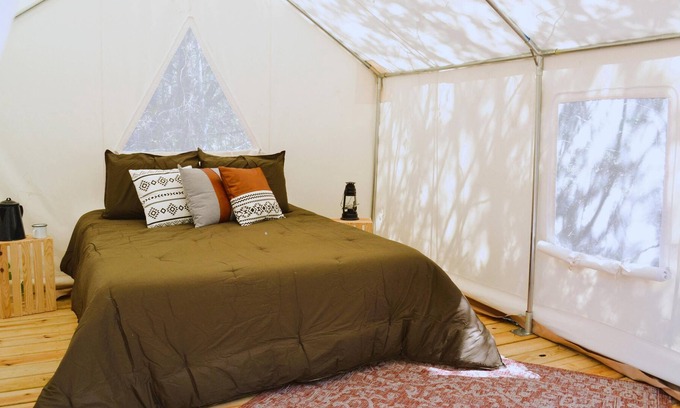 Montalba RV Rental | Tentrr Signature Site - Whispering Oaks Pond View
