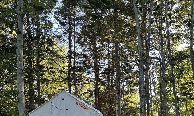 Searsport RV Rental | Tentrr Signature Site - The Ledge at Teakettle Spring Farm