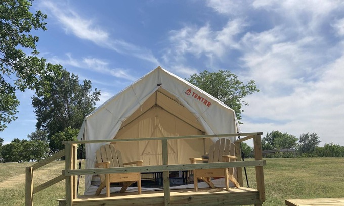 Loup City RV Rental | Tentrr State Park Site - Nebraska Sherman SRA – Middle Ridge Lakeview G – Sing