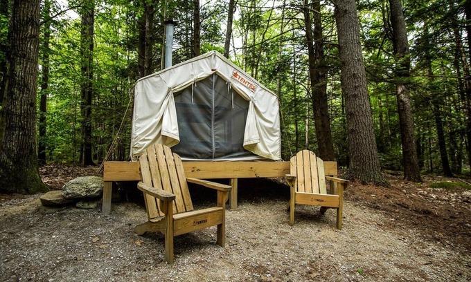 Pownal RV Rental | Tentrr State Park Site - Maine Bradbury State Park - Site 2 - Single Camp